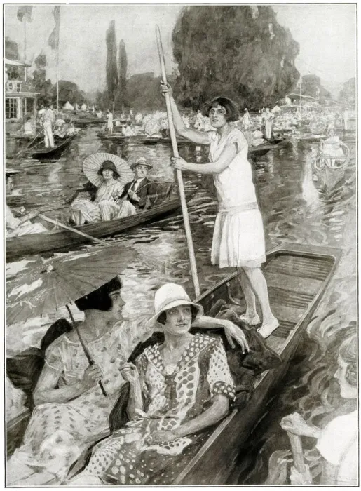 Framed Print : Henley - Between the Races 1926 Framed Print : Henley - Between the Races 1926