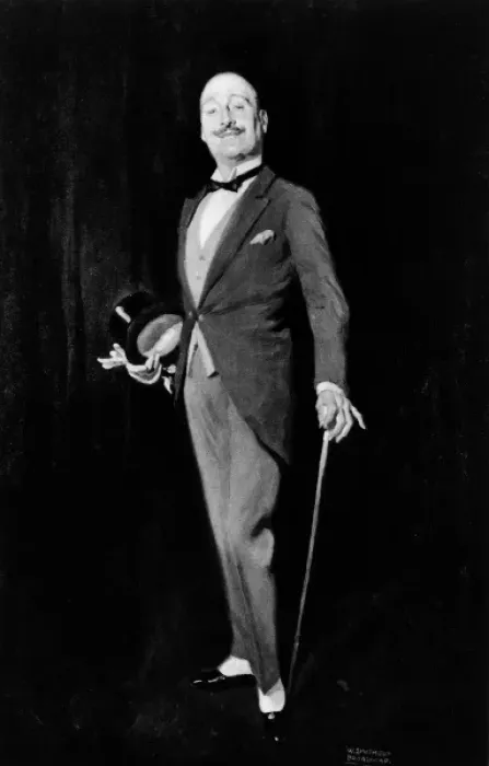 Framed Print : Hercule Poirot, 1923 Framed Print : Hercule Poirot, 1923