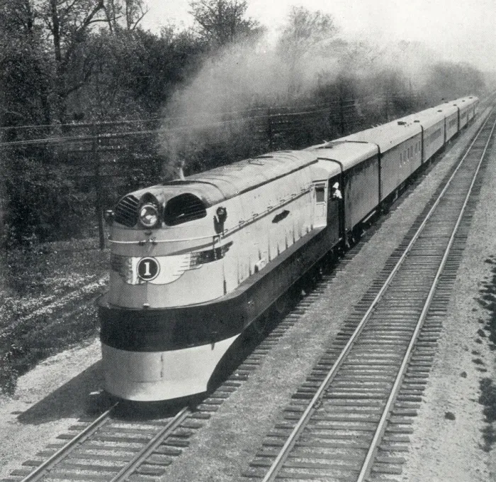 Framed Print : The Hiawatha - Streamlined American Railroad Locomotive Framed Print : The Hiawatha - Streamlined American Railroad Locomotive