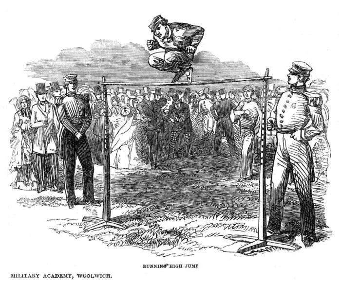 Framed Print : HIGH JUMP 1850