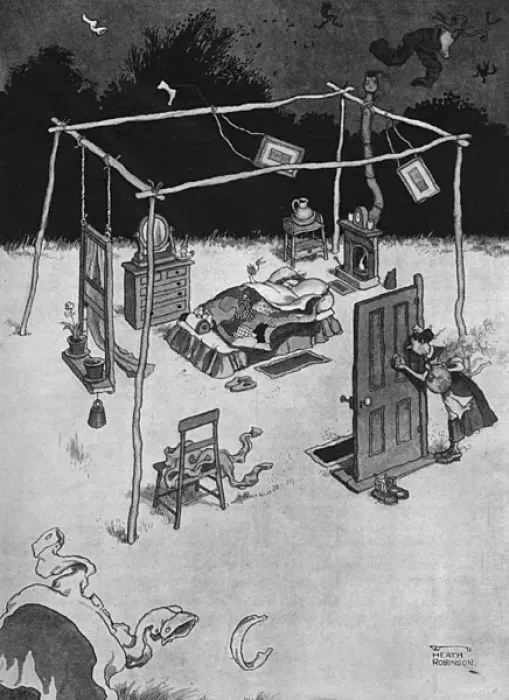 Framed Print : Hint to the Ministry of Health by Heath Robinson