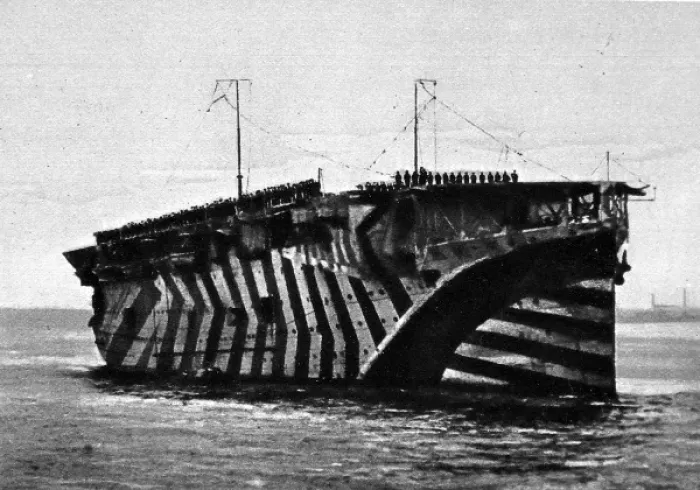 Framed Print : HMS Argus, 1918 Framed Print : HMS Argus, 1918