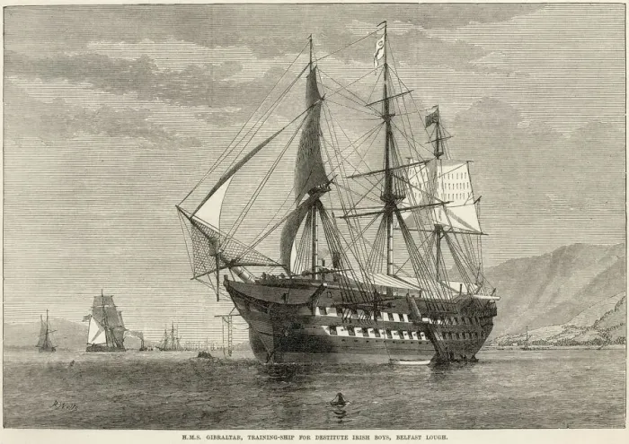 Framed Print : HMS Gibralter