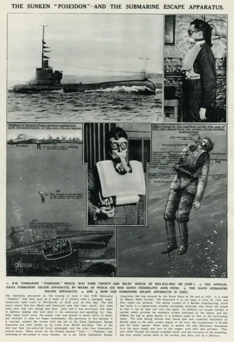 Framed Print : HMS Poseidon submarine escape apparatus Framed Print : HMS Poseidon submarine escape apparatus