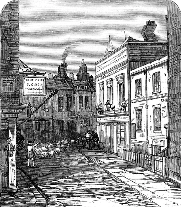 Framed Print : Hockley-in-the-Hole, Clerkenwell, London, 1859 Framed Print : Hockley-in-the-Hole, Clerkenwell, London, 1859
