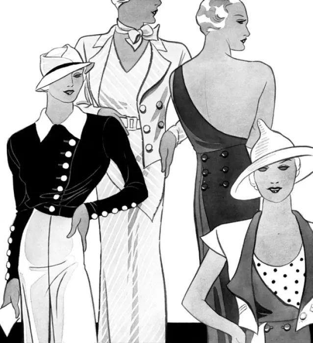 Framed Print : Holiday fashions from Gorringes & Army and Navy Stores Framed Print : Holiday fashions from Gorringes & Army and Navy Stores