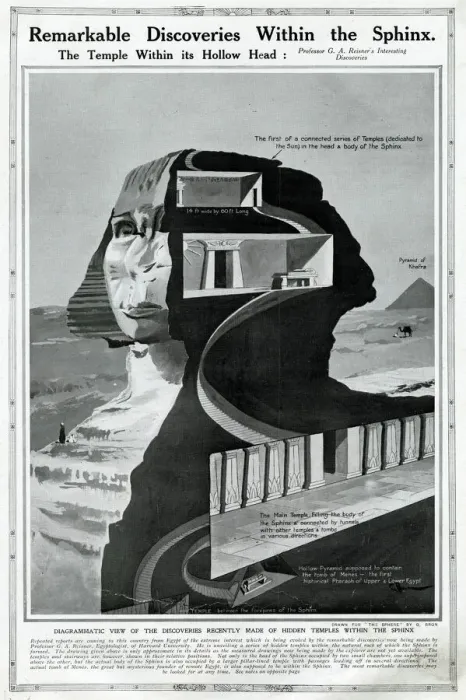 Framed Print : The hollow head of the Sphinx, Egypt Framed Print : The hollow head of the Sphinx, Egypt