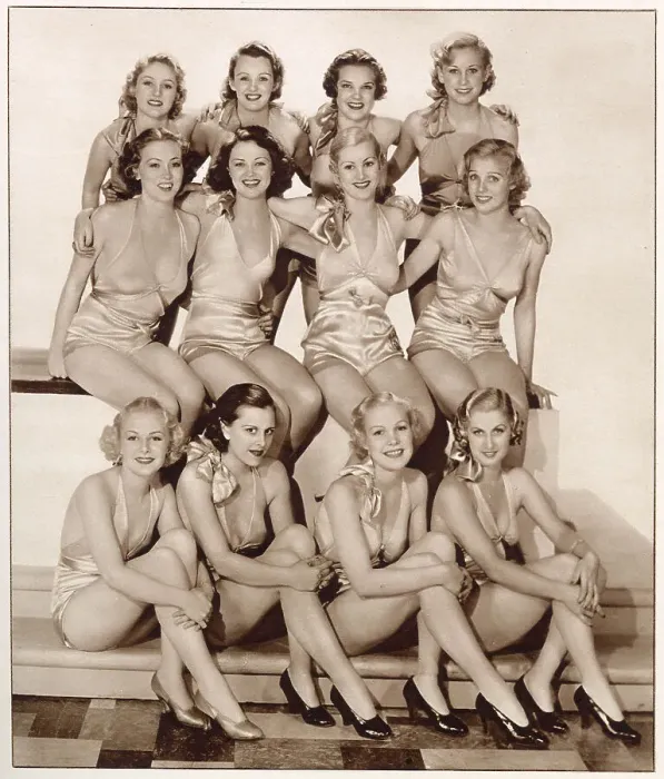 Framed Print : Twelve Hollywood Beauties from Clifford Whitley's revue Framed Print : Twelve Hollywood Beauties from Clifford Whitley's revue