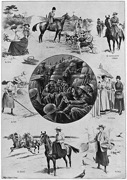 Framed Print : Keep the Home Fires Burning, WW1 Framed Print : Keep the Home Fires Burning, WW1