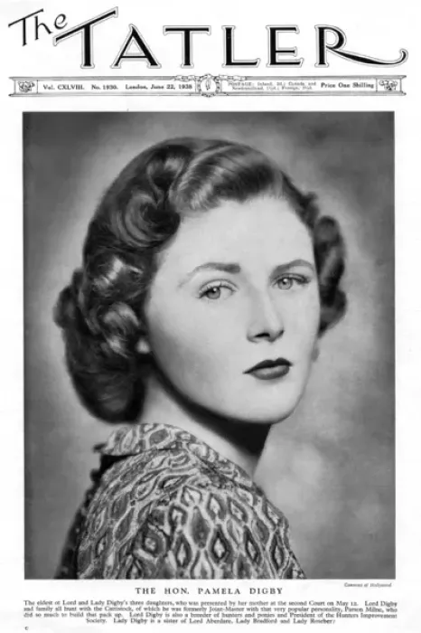 Framed Print : The Hon. Pamela Digby (later Churchill, then Harriman) Framed Print : The Hon. Pamela Digby (later Churchill, then Harriman)
