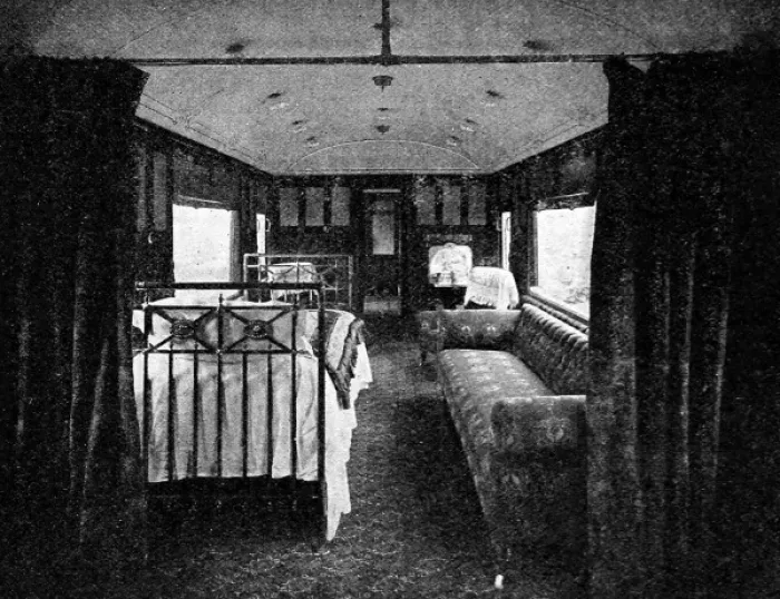 Framed Print : Hospital saloon on the London and North Western Railways