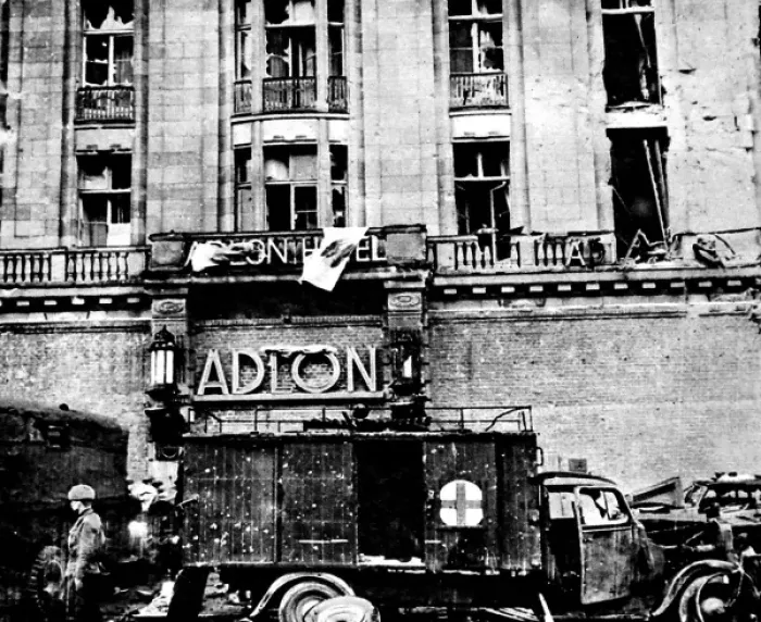 Framed Print : Hotel Adlon, Berlin; Second World War, 1945 Framed Print : Hotel Adlon, Berlin; Second World War, 1945