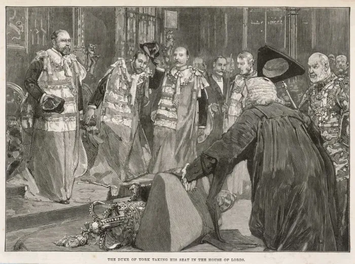 Framed Print : HOUSE OF LORDS / 1892 Framed Print : HOUSE OF LORDS / 1892