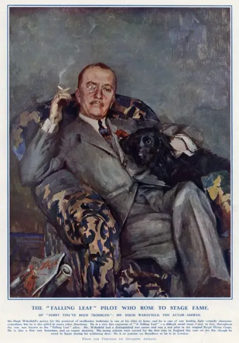 Framed Print : Hugh Wakefield by Giuseppe Amisani Framed Print : Hugh Wakefield by Giuseppe Amisani