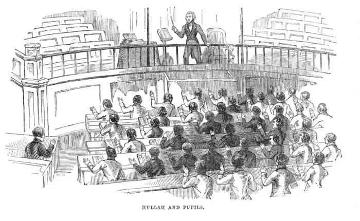 Framed Print : Hullah and his pupils, 1842 Framed Print : Hullah and his pupils, 1842