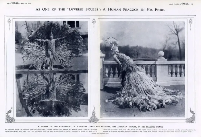 Framed Print : A human peacock in his pride