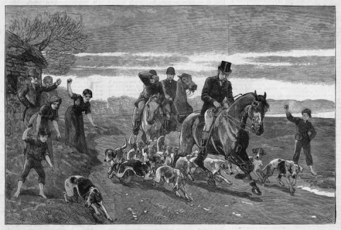 Framed Print : Hunt Saboteurs