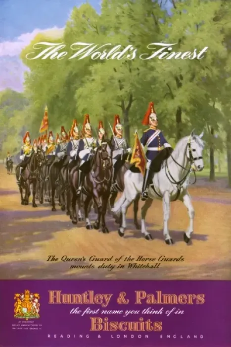 Framed Print : Huntley & Palmers advertisement, Coronation 1953