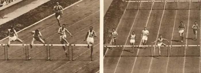 Framed Print : Hurdles, 1948 London Olympics Framed Print : Hurdles, 1948 London Olympics
