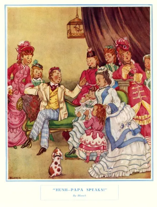 Framed Print : Hush - Papa Speaks