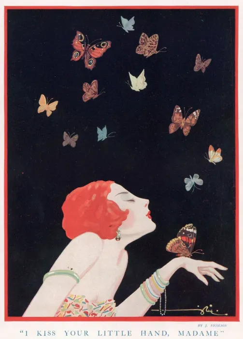 Framed Print : I kiss your little hand, madame, by J. Nicolson Framed Print : I kiss your little hand, madame, by J. Nicolson