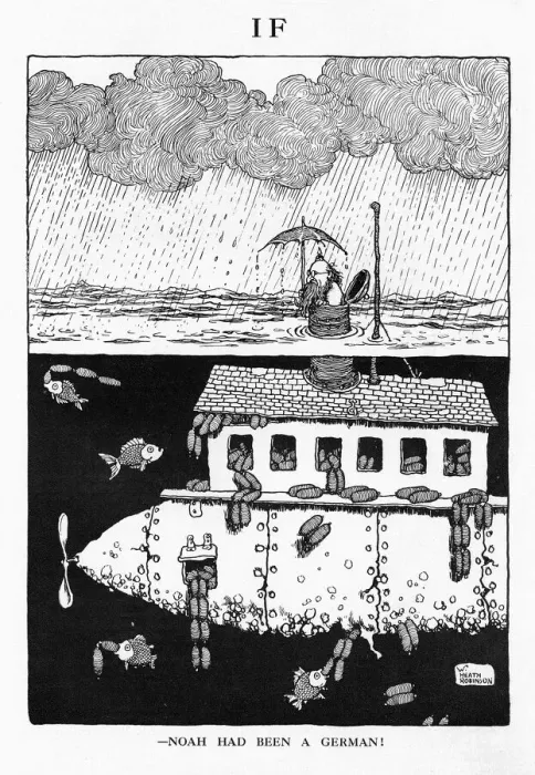 Framed Print : IF, by W. Heath Robinson Framed Print : IF, by W. Heath Robinson