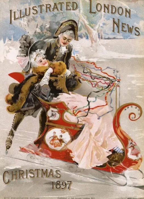 Framed Print : Illustrated London News Christmas Number 1897 Framed Print : Illustrated London News Christmas Number 1897