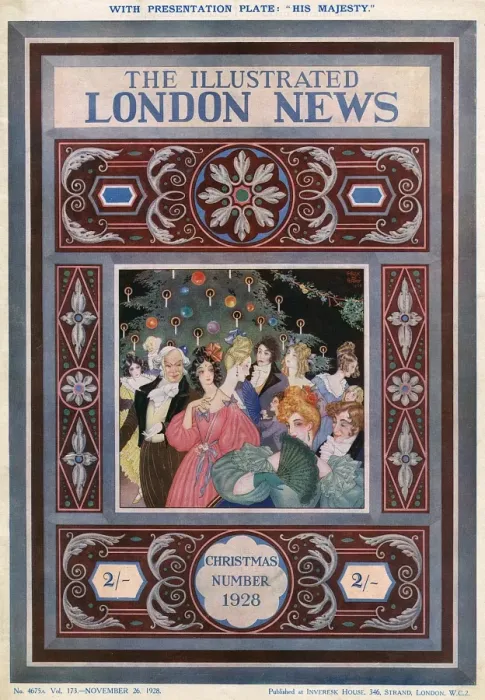 Framed Print : Illustrated London News Christmas Number, 1928 Felix de Gray Framed Print : Illustrated London News Christmas Number, 1928 Felix de Gray