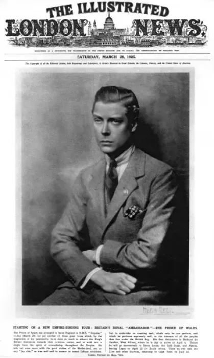 Framed Print : Illustrated London News front cover of the Prince of Wales Framed Print : Illustrated London News front cover of the Prince of Wales