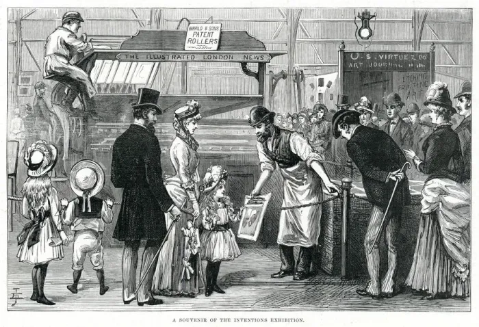 Framed Print : Illustrated London News, Harrild & Sons roller printer 1885 Illustrated London Framed Print : Illustrated London News, Harrild & Sons roller printer 1885 Illustrated London