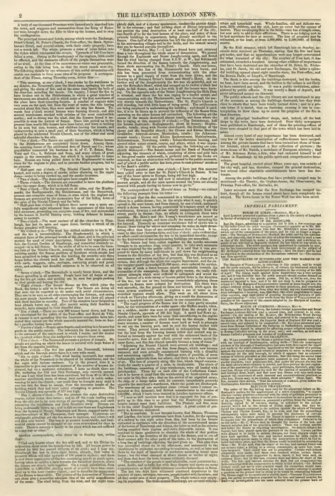 Framed Print : Illustrated London News page 2, 14th May 1842