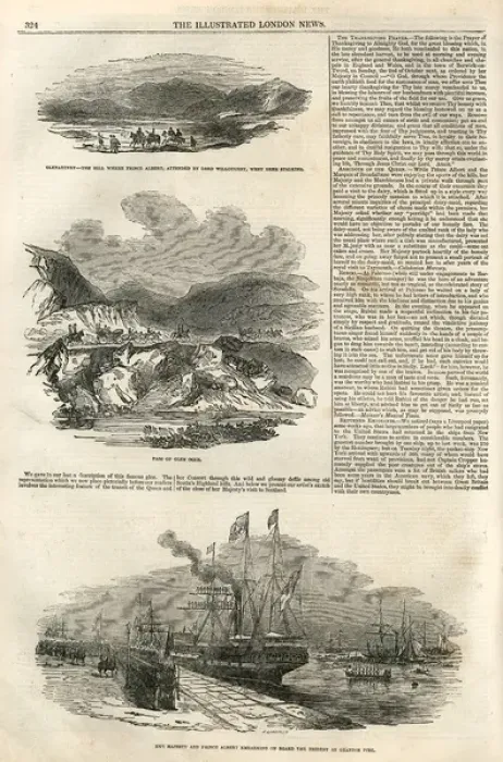 Framed Print : Illustrated London News page 4, 1st October 1842 Framed Print : Illustrated London News page 4, 1st October 1842