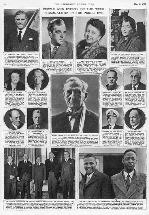 Framed Print : ILN 1952. PHYLLIS HOLMAN RICHARDS Page from The Illustrated London News Framed Print : ILN 1952. PHYLLIS HOLMAN RICHARDS Page from The Illustrated London News