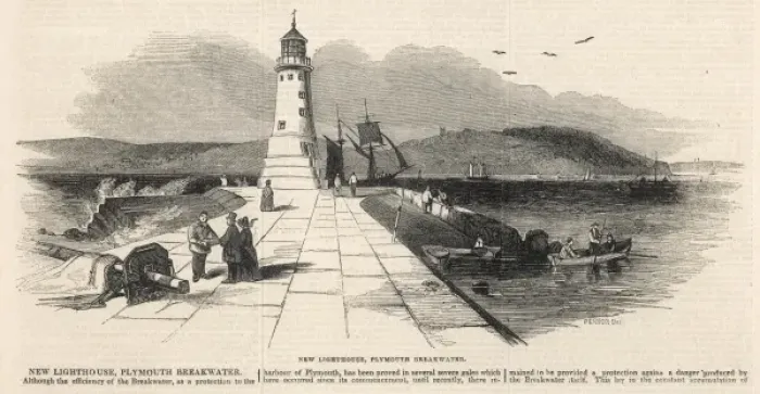 Framed Print : Iln Front Cover 1844