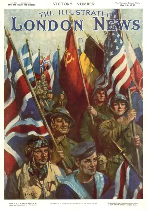 Framed Print : ILN VE Day number Framed Print : ILN VE Day number