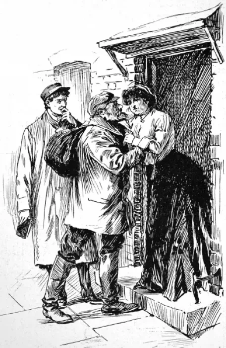 Framed Print : An Immigrant arriving in London, 1904 Framed Print : An Immigrant arriving in London, 1904