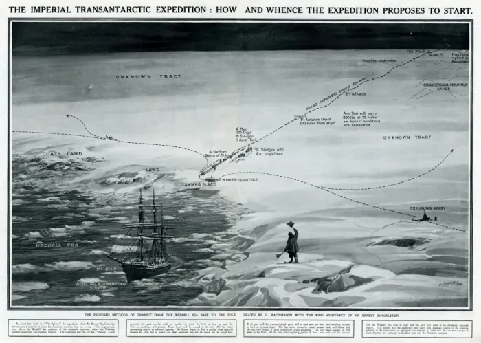 Framed Print : Imperial Trans-Antarctic Expedition 1914 -1917 Framed Print : Imperial Trans-Antarctic Expedition 1914 -1917