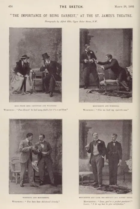 Framed Print : The Importance of Being Earnest Framed Print : The Importance of Being Earnest