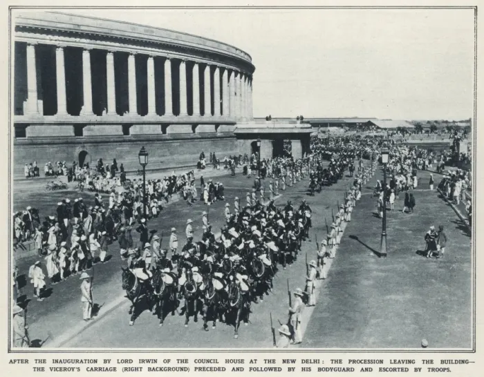 Framed Print : Inauguration of New Delhi Framed Print : Inauguration of New Delhi