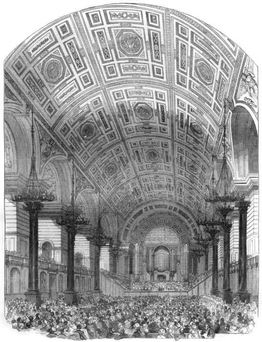 Framed Print : Inauguration of St. Georges Hall, Liverpool, 1854 Framed Print : Inauguration of St. Georges Hall, Liverpool, 1854