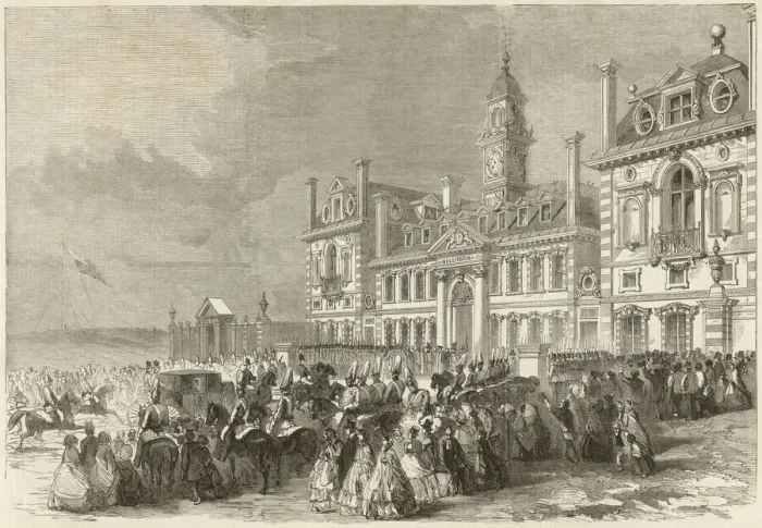 Framed Print : Inauguration of Wellington College