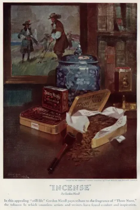 Framed Print : Incense. The popular fregranced aromatics illsutrated by Gordon Nicoll