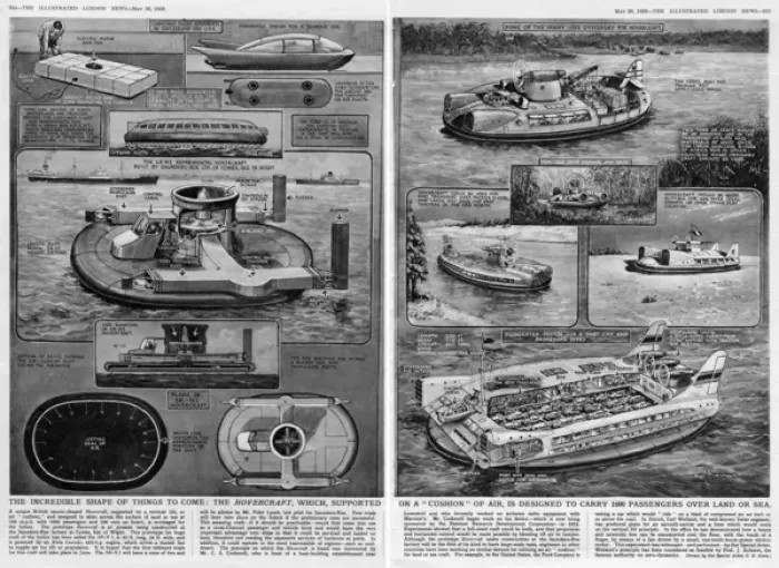 Framed Print : The Incredible Shape of Things to Come: The Hovercraft Framed Print : The Incredible Shape of Things to Come: The Hovercraft