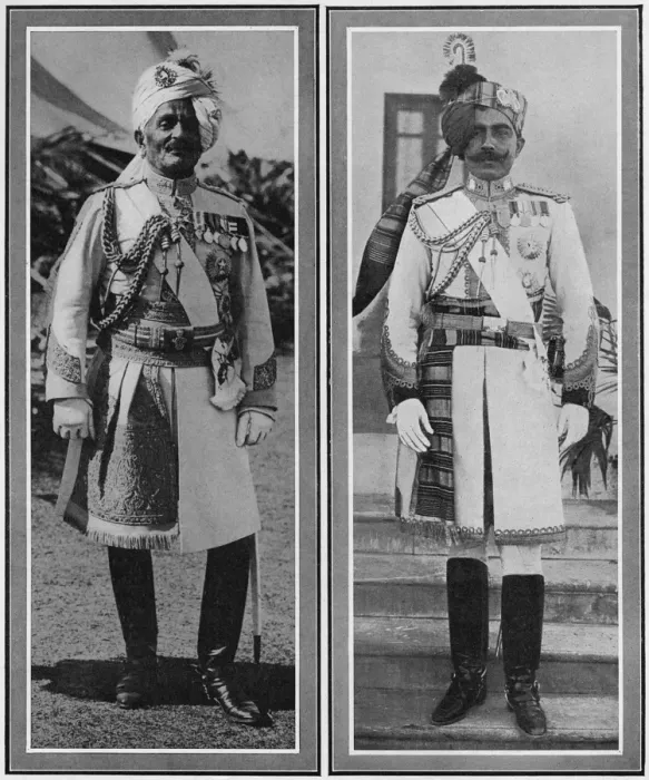 Framed Print : Indian Maharajahs offering support to Britain in First World Framed Print : Indian Maharajahs offering support to Britain in First World