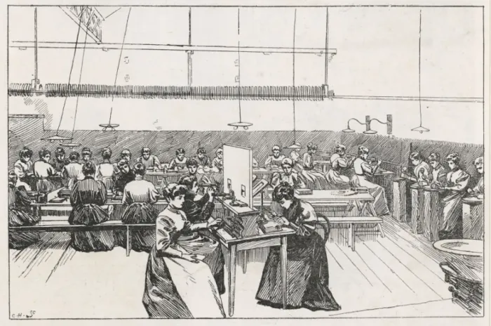Framed Print : Industry / Textiles / Silk Framed Print : Industry / Textiles / Silk