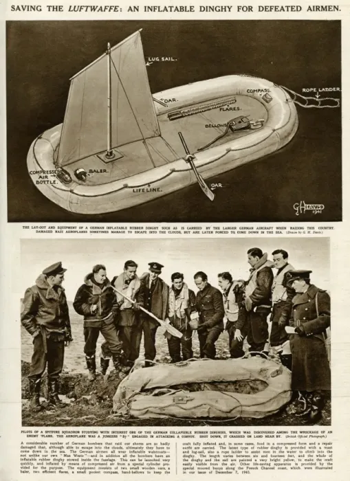 Framed Print : Inflatable German dinghy by G. H. Davis Framed Print : Inflatable German dinghy by G. H. Davis