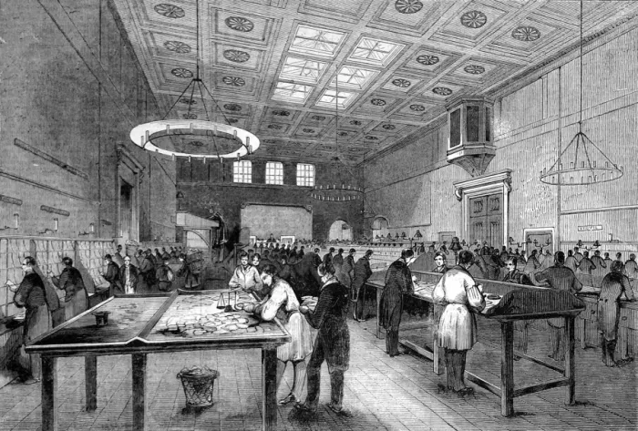 Framed Print : The inland letter office