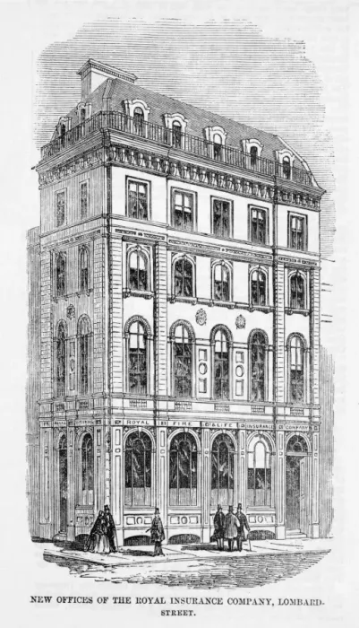 Framed Print : Insurance  /  Royal  /  Iln  /  1859