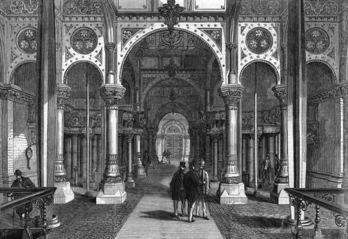 Framed Print : Interior of the Abbey Mills Pumping Station, London, 1868
