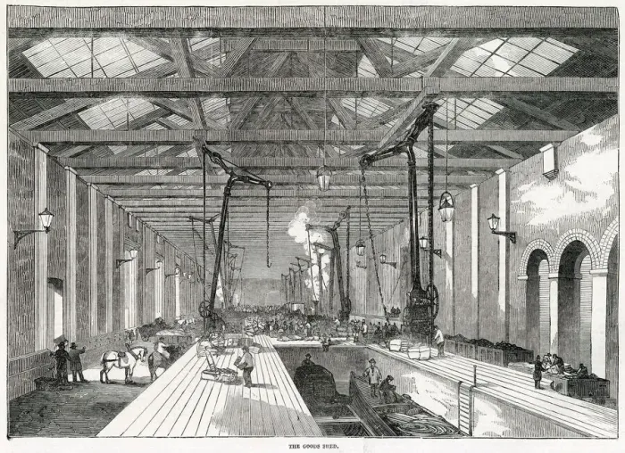 Framed Print : The interior of Great Northern Railway (GNR) was a British railway company incorporated Framed Print : The interior of Great Northern Railway (GNR) was a British railway company incorporated